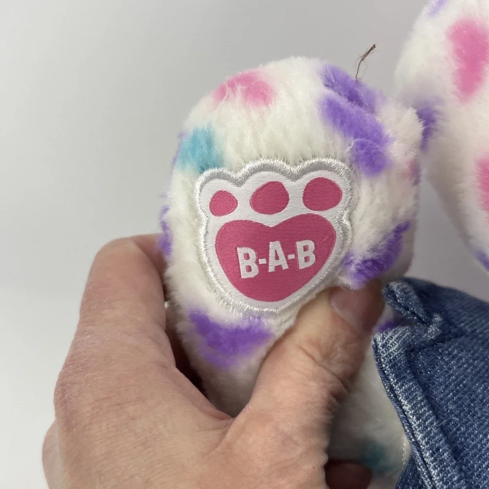 Sugar Hearts Kitty Cat Build a Bear Plush Denim Best Tulle Skirt And T-Shirt